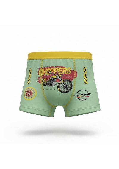 Orivra 5'li Erkek Çocuk Boxer Seti Pamuklu Esnek Desenli İç Çamaşırı Paketi Çok Renkli