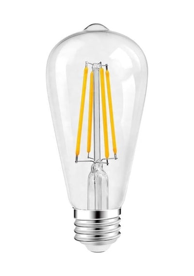Tr Rt-11201 6w Armut Rustik Led Ampul Beyaz - 6500k Flamentli Vintange Lamba Genel