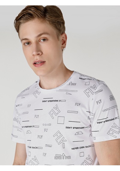 Colin's Colins Beyaz Erkek Tshirt K.Kol Cl1064698 Q1.V2 Wht 001