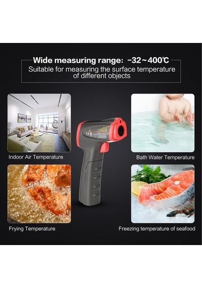 Unı-t Ut300s Lazer Termometre Kızılötesi Temassız Sıcaklık Ölçer N11.523