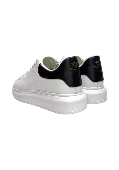 Unisex Yüksek Taban Günlük Spor Sneaker Ayakkabı Beyaz Siyah-beyaz Sıyah Beyaz - Siyah
