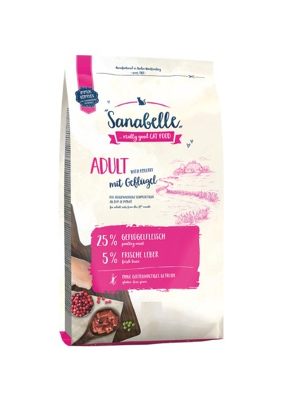 Sanabelle Kümes Hayvanlı Yetişkin Kedi Maması 2 KG