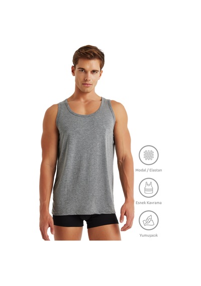 Blackspade 9305 Erkek Silver Atlet Gri Melanj Gri