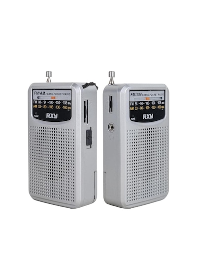 Roxy Rxy-bariton Cep Tipi Mini Pilli Analog Radyo - Gri