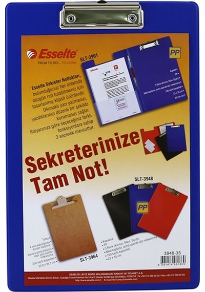 Esselte Kapaksız Mavi Sekreterlik 3948