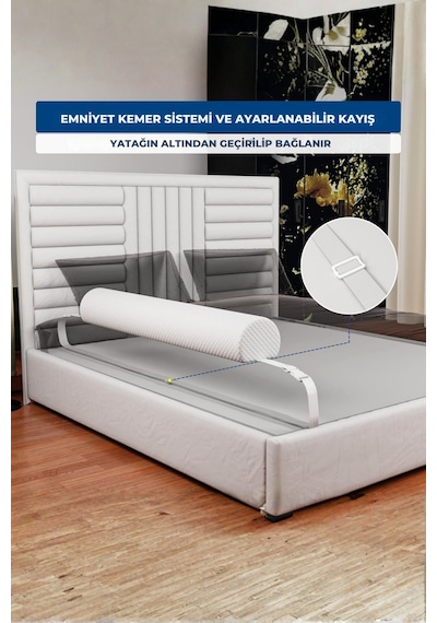 Saby Yeni Nesil Sert Sünger Yatak Koruma Bariyeri 168 Cm