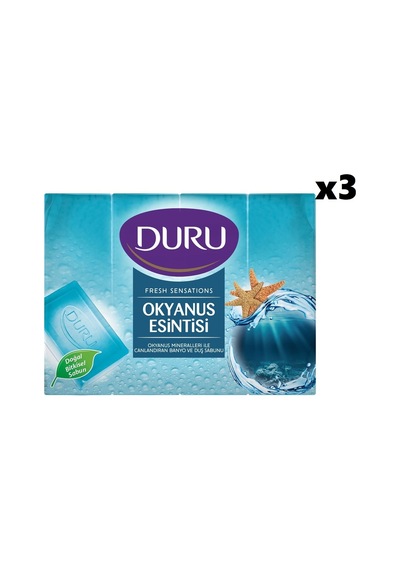 Duru Fresh Okyanus Esintisi Duş Sabunu 4 x 150 G 3'lü