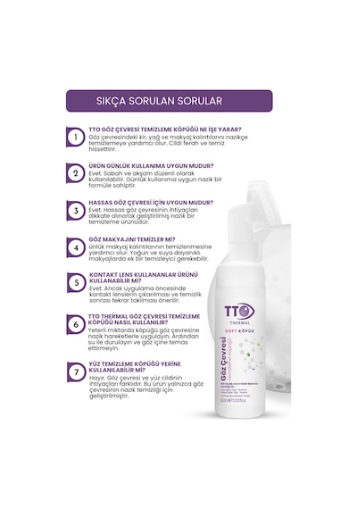 Göz Çevresi Temizleme Köpüğü 60 Ml Aplikatörlü Soft