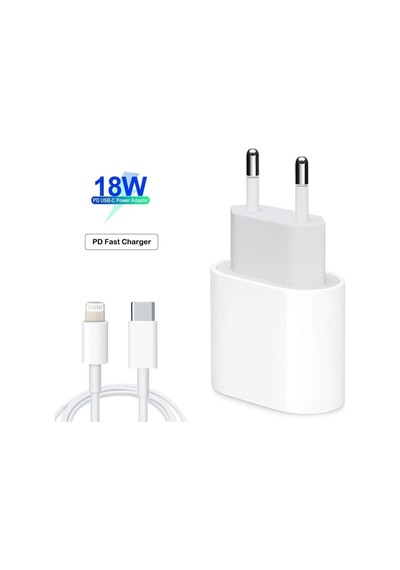 Apple Uyumlu iPad 18w Usb-c Pd Lightning Şarj Seti