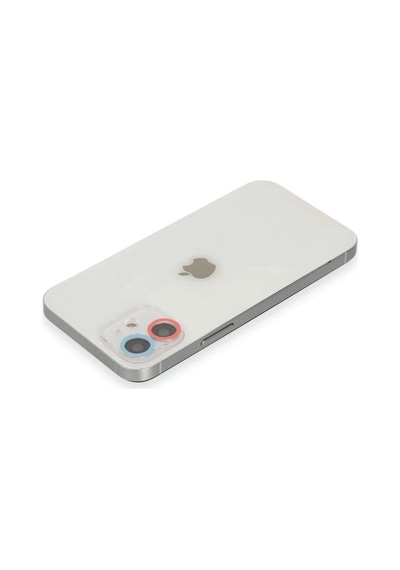 İphone 11 Renkli Kamera Lens Koruma Cam - Pembe-mavi Diğer
