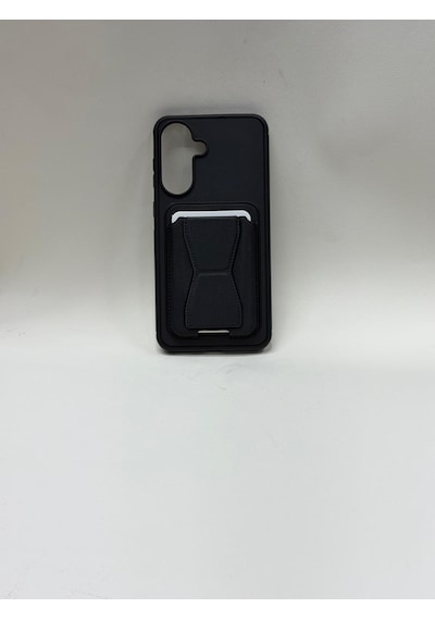 Samsung Samsung Uyumlu Galaxy A37 Kartlıklı İçi Kadife Lansman Kılıfı Cüzdan Taşıma Derdine Son Siyah