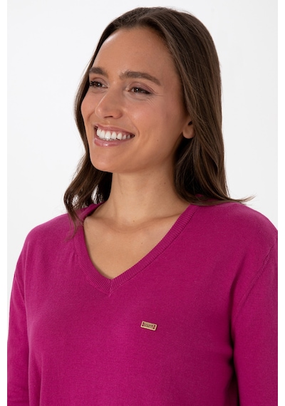 U.s. Polo Assn. Kadın Kazak /triko 50313598-vr252 Fusya Melanj