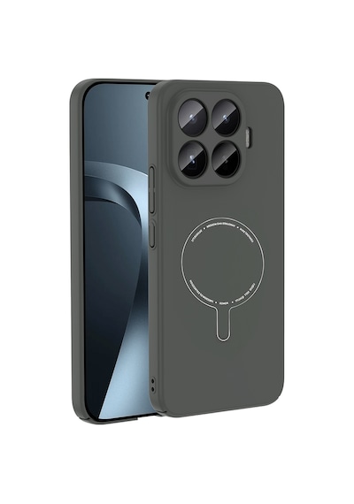 Xiaomi 17t Pro Kılıf Magsafe Şarj Özellikli Kamera Korumalı Elio Sert Pc Kapak Siyah