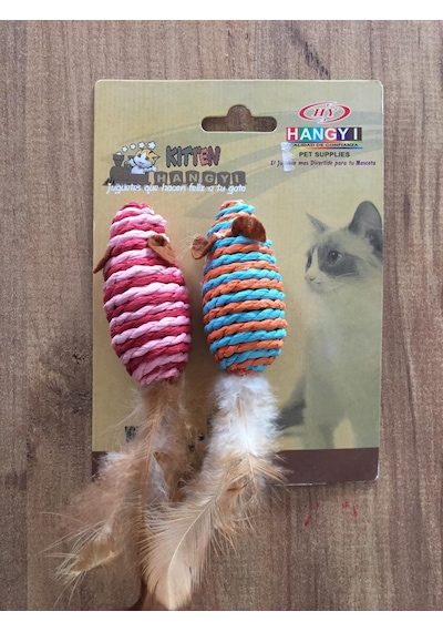 Hangyi Kitten Kedi Oyuncağı Fare 2'li
