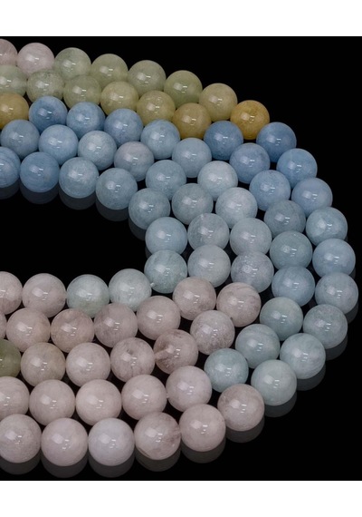 8 Mm Morganit Taşı Dizi A Gümüş