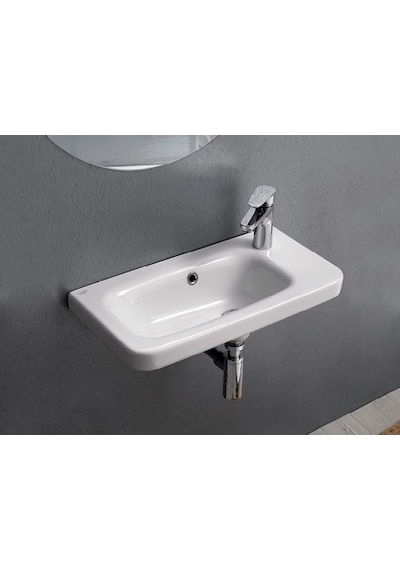 Turkuaz Cerastyle Noura Etajer Uyumlu Lavabo 60 x 30 CM