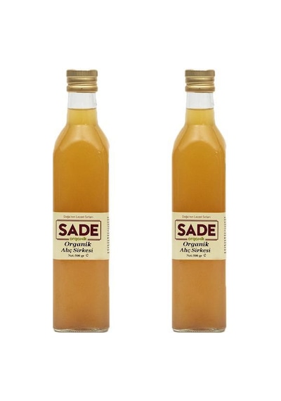 Sade Organik Alıç Sirkesi 2 x 500 ML