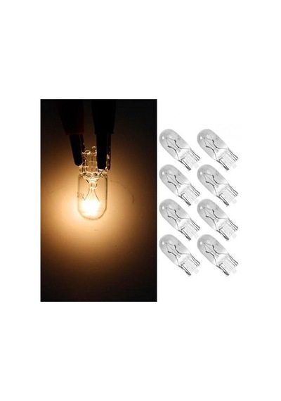 Eraks Car Accesories 5w T10 Dipsiz Park, Plaka, Tavan Ampulü Set - 10 Adet
