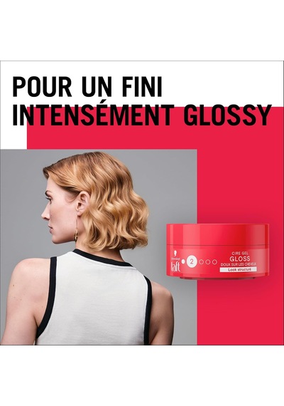 Schwarzkopf Gloss No.2 Parlak Görünüm Sağlayan Saç Şekillendirici Jel Wax 75 Ml