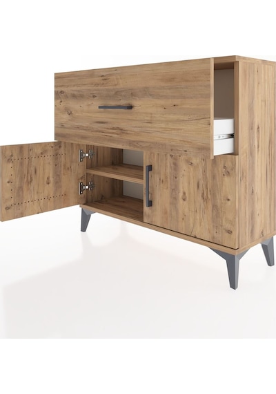 Arges Şifonyer Tek Raflı Tek Çekmeceli 2 Kapaklı 88x30x80 Çam-çam Atlas Çam Arges Şifonyer Tek Raflı Tek Çekmeceli 2 Kapaklı 88x30x80 Çam-çam Atlas Çam