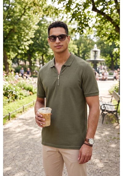 Buratti Erkek Polo Yaka T Shirt 5902434 Haki Haki