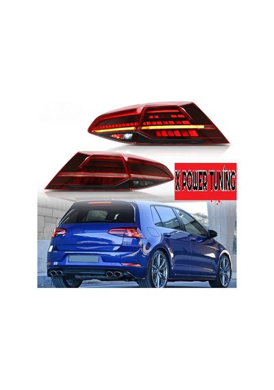 Vw Golf 7.5 2017-2019 Kırmızı Ledli Arka Stop
