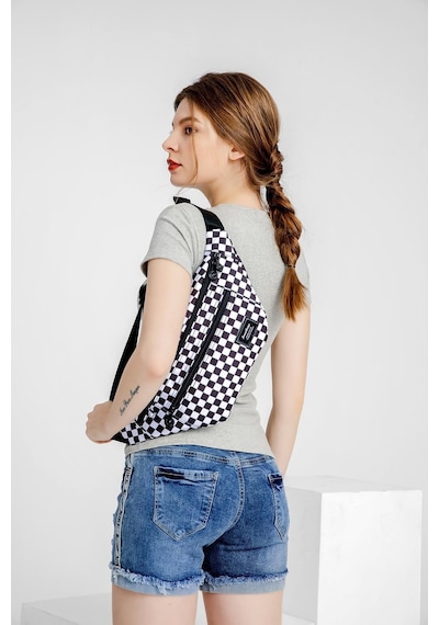 Smart Bags Smbyb3087 Kadın Bel Çantası Siyah/Sarı Siyah - Sarı