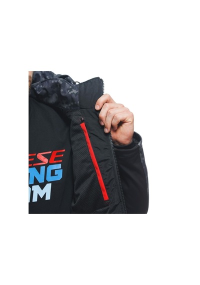 Dainese Ignite Tex Ceket Siyah Camo Gri