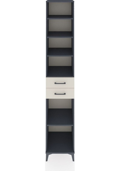 Hyperion Dolap 5 Raflı 2 Çekmeceli 44x44x243 Antrasit-aytaşı Antrasit
