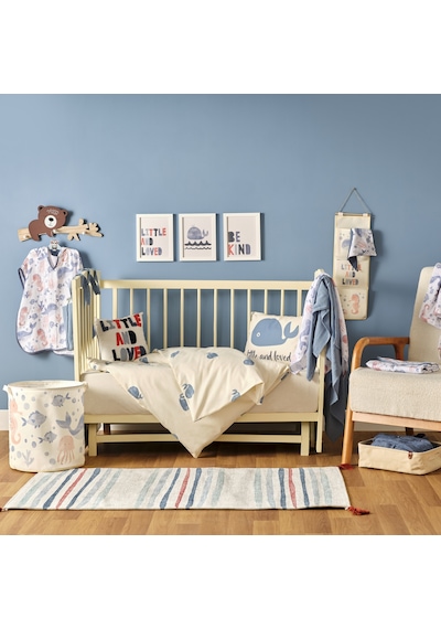Bella Maison Marine Müslin Panço Mavi 60 x 60 CM Mavi