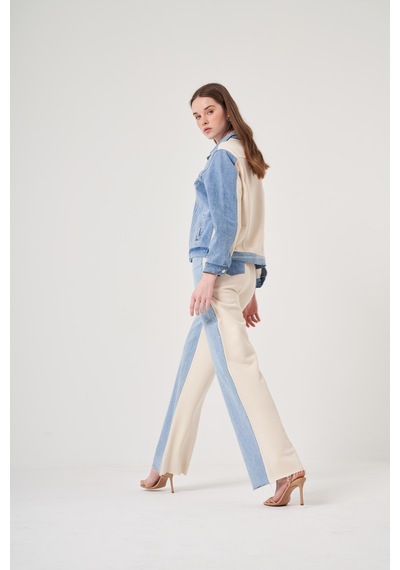Oe25y939709 Omelya Denim Kot Ceket Mavi