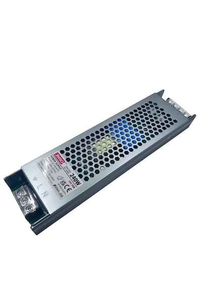 Jinbo 240w 24v 10a Ip20 Süper Slim Metal Kasa Iç Mekan Şerit Led Trafo Jlv-24240tk