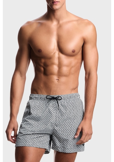 Emporio Armani Erkek Deniz Şortu Em000583 Af20439 F0026 Lacivert Beyaz