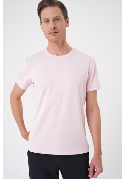 Efor Comfort Fit Bisiklet Yaka Esnek Pamuk Casual Pembe Tişört Ts 885 Pembe Efor Comfort Fit Bisiklet Yaka Esnek Pamuk Casual Pembe Tişört Ts 885 Pembe