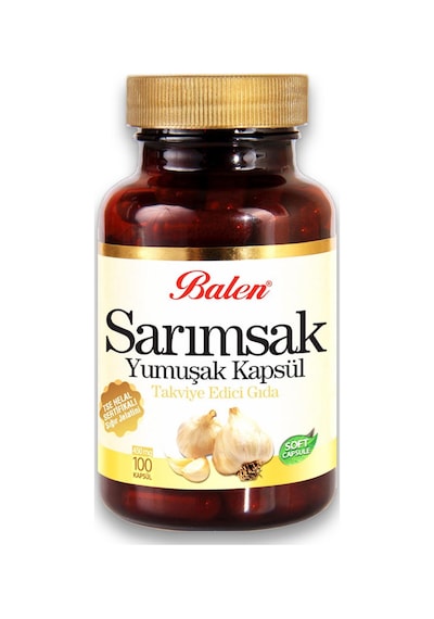 Balen Sarımsak Yağı Yumuşak Kapsül 100 Kapsül 3 Adet