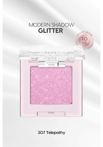 Kalıcı, Topaklanma Yapmayan, Simli Tekli Far Mıssha Modern Shadow Glitter 307 Telepathy
