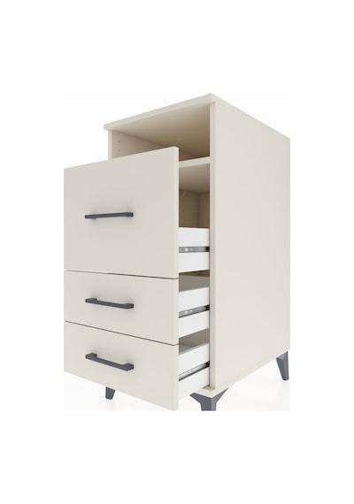 Kronos Komodin Tek Raflı 3 Çekmeceli 44x59x96 Aytaşı-aytaşı Aytaşı