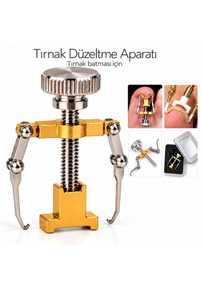 Tırnak Batması Önleyici Düzeltici Batık Tırnak Düzeltme Aleti Özel Kutulu Paslanmaz Çelik