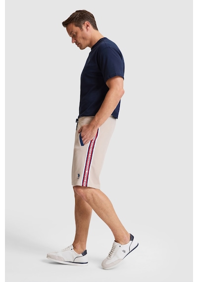 U.s. Polo Assn. Erkek Taş Şort Örme 50322428-vr049 Taş Rengi