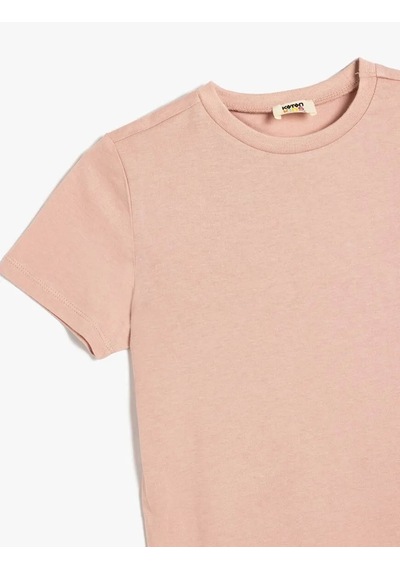 Koton Basic Pamuklu Pembe Erkek Çocuk T-shirt 5skb10020tk Pembe