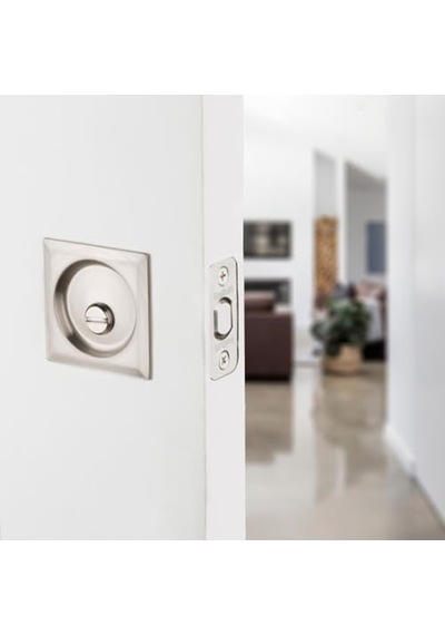 335 26d Rnd Pckt Dr Lck Yuvarlak Yatak/banyo Cep Kapı Kilidi Saten Krom