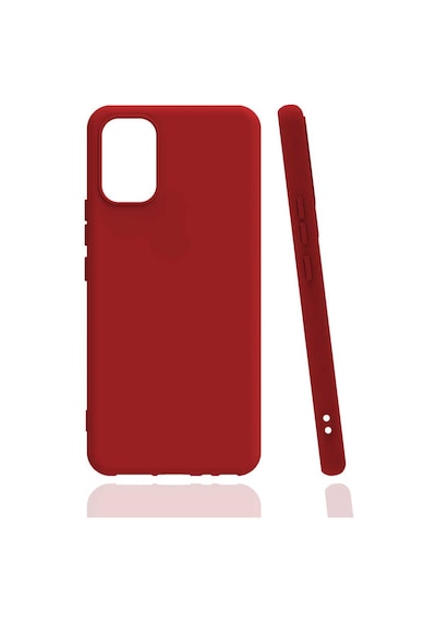 Zore Vivo V21e Kılıf Omsy Biye Silikon - Kırmızı
