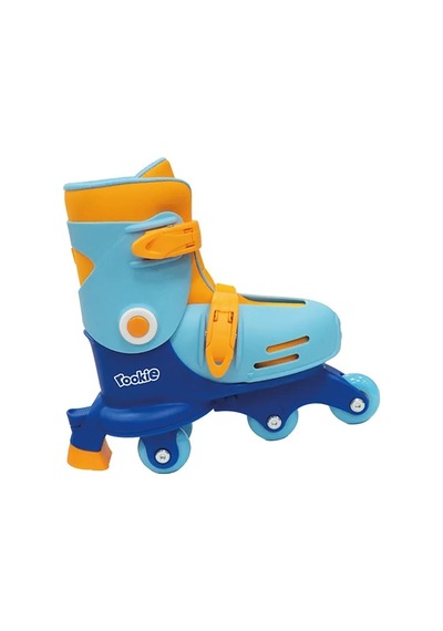 Ayarlanabilir Dönüşen Tekerlekli 2 In 1 Twisty Paten - Mavi Çok Renkli
