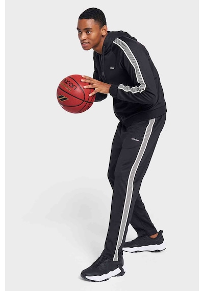 Lescon Erkek Basketbol Fermuarlı Kapüşonlu Sweatshirt 26b-1052 siyah