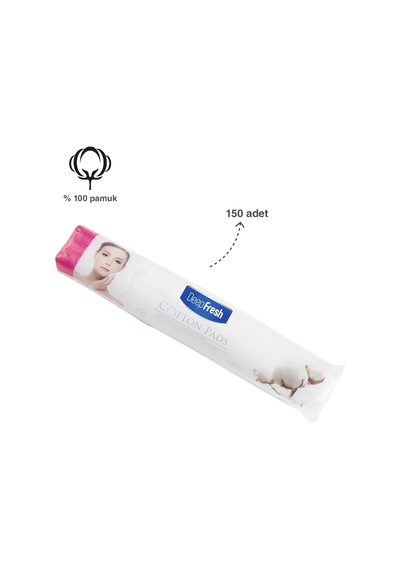 Deep Fresh Makyaj Temizleme Pamuğu 150'li