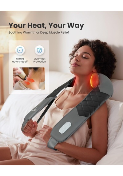 Comfıer Isı İle Shiatsu Boyun Masajı, Boyun Omuz Ağrısı İçin Elektrikli Derin Doku Omuz Masajı, Derin Yoğurma Masaj Yastığı, Ev Ofis Kullanımı, Doğum Günü Hediyeleri Comfıer Isı İle Shiatsu Boyun Masajı, Boyun Omuz Ağrısı İçin Elektrikli Derin Doku Omuz Masajı, Derin Yoğurma Masaj Yastığı, Ev Ofis Kullanımı, Doğum Günü Hediyeleri