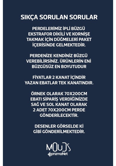 Navy Vintage 2 Desenli Süet Oturma Odası Salon Fon Perde Baskılı Ekstrafor Büzgü 2 Kanat Prd-1065 Çok Renkli