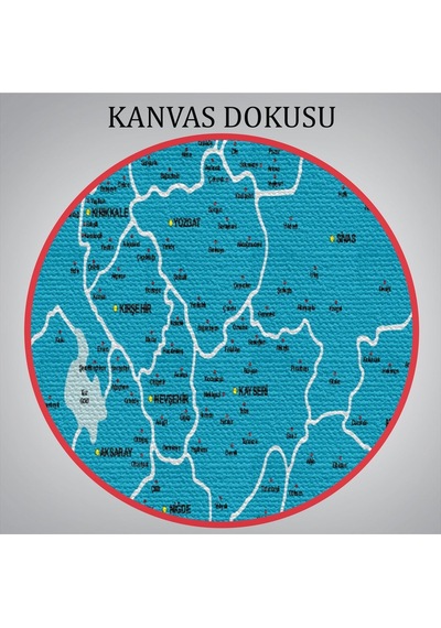 Es10 Es10 Dünya Haritası 56 Cam Tablo
