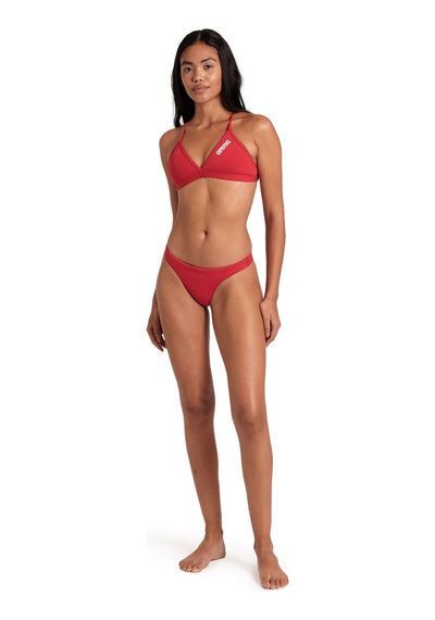 Arena Team Swim Bottom Solid Kadın Kırmızı Yüzücü Bikini Altı 004769450 Kırmızı
