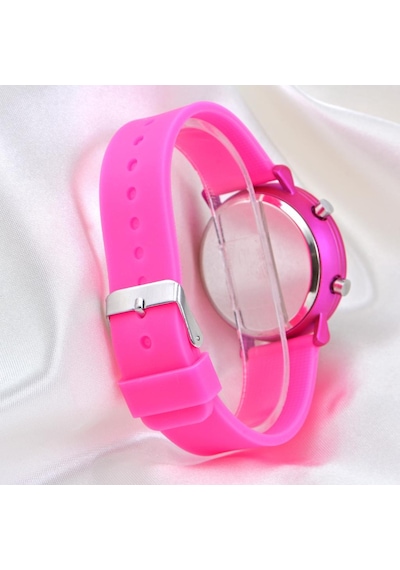 Pinkoli Pembe Led Büyük Kız Çocuk Kol Saati ST-304123